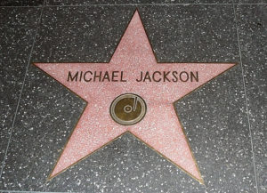 estrella de michael jackson en el paseo de la fama