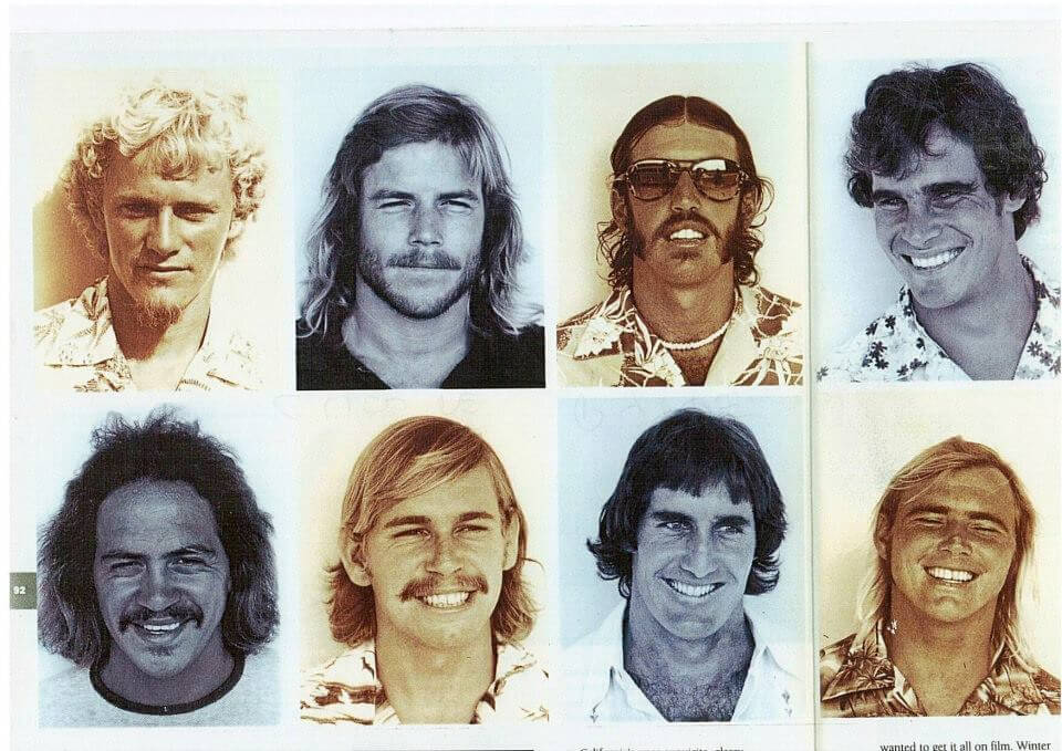 fotos de surfistas de los años setentas