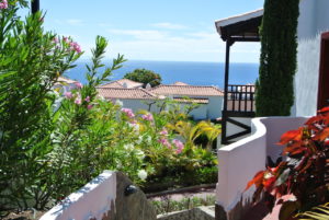 El Hotel Jardín de Tecina en La Gomera, Canarias.