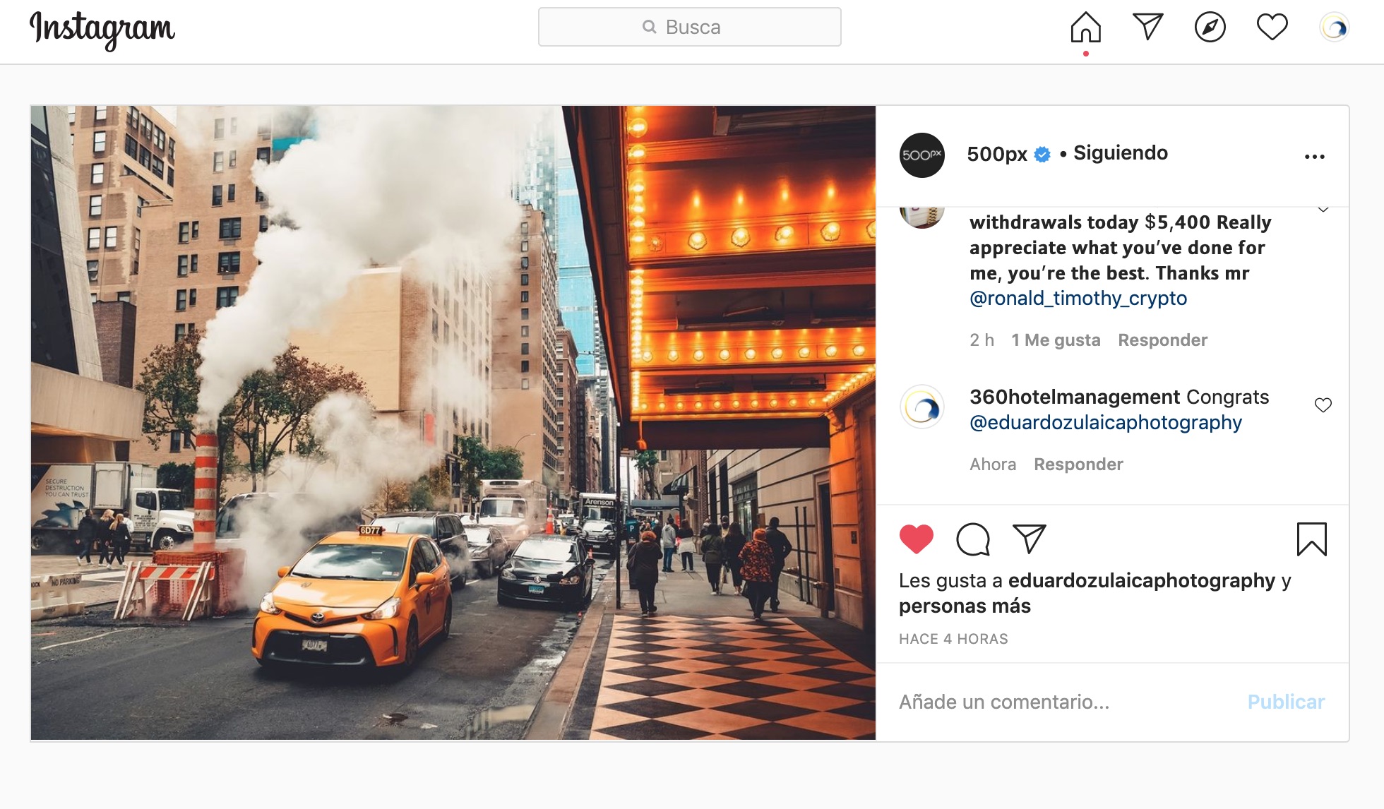 500px instagram foto eduardo zulaica new york city