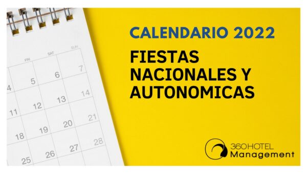 Calendario 2022 Fiestas nacionales y autonomicas