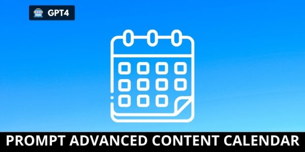 Prompt Advanced Content Calendar